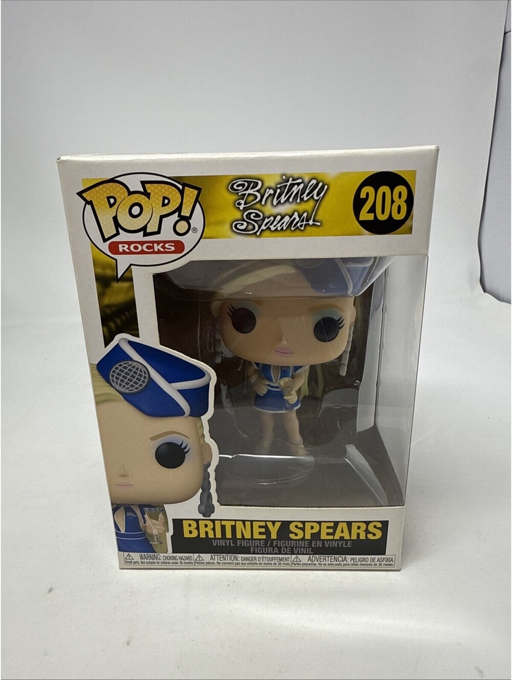 Britney Spears Stewardess POP Rocks #208 Vinyl FIgure FUNKO